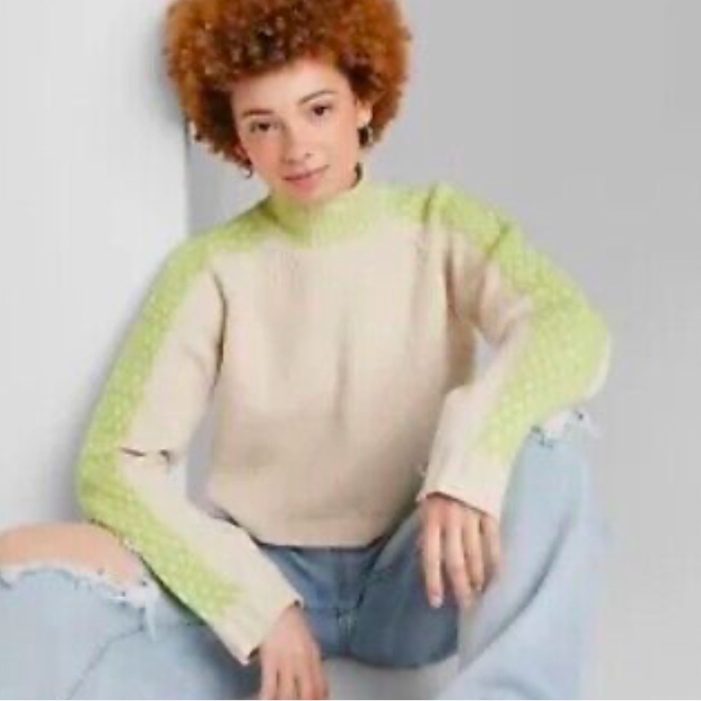 LIKE NEW Wild Fable cropped sweater